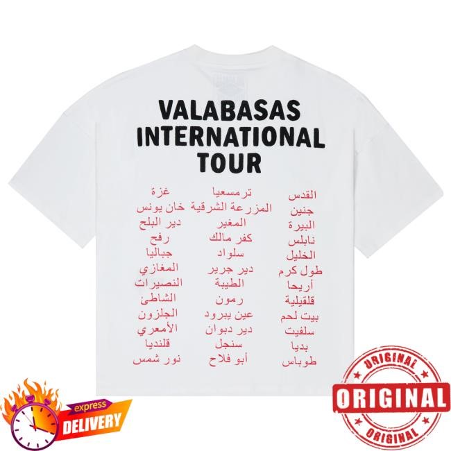 Official "Journey" White/Red Oversized T Shirt