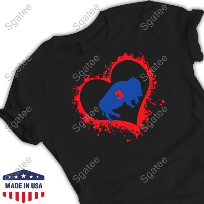 Damar Hamlin Heart 3 Shirts Midnightboathouse