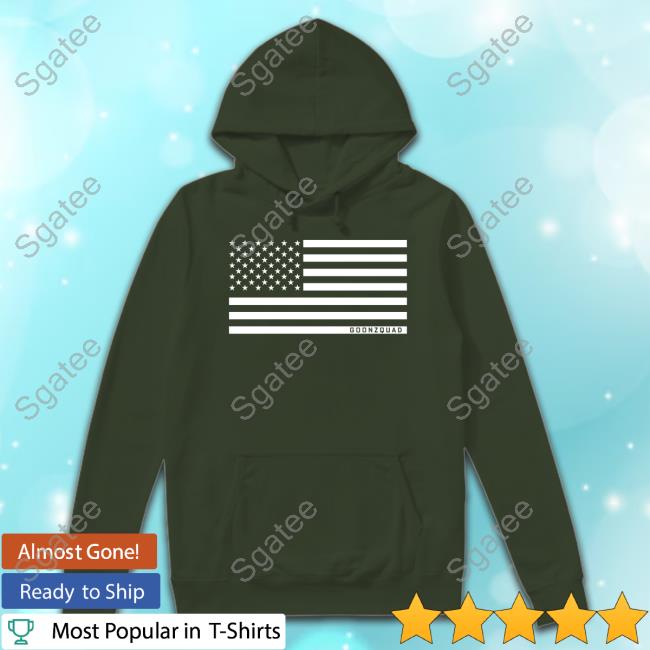 Goonzquad Merch Clean Goonzquad Flag Tee