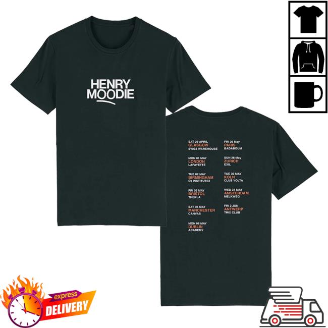 Henry Moodie 2023 Tour Black Tees Henry Moodie 2023 Tour Black Tshirt
