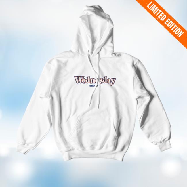 Gemischtes Hack Merch Wednesday White Long Sleeve Shirt