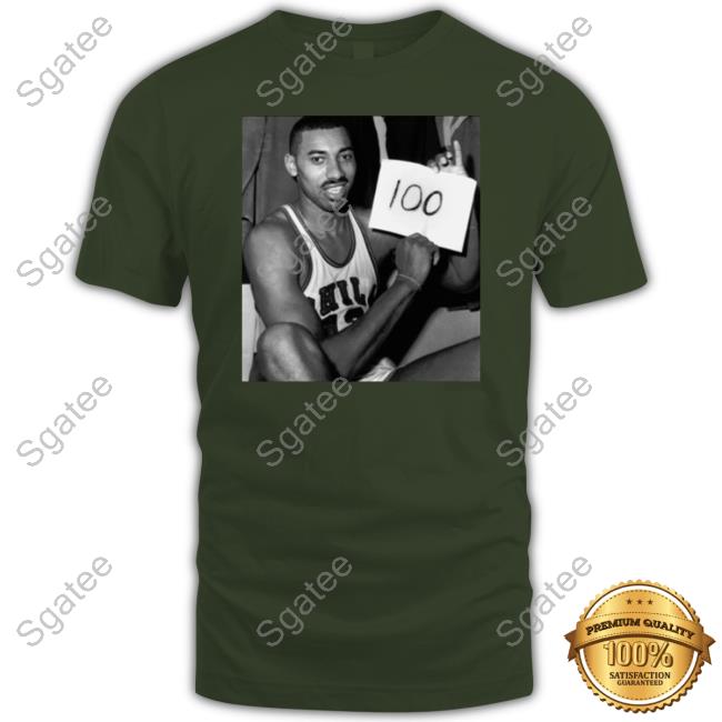 Maxey Wearing Wilt Chamberlain 100 Point Game Basketball T Shirts