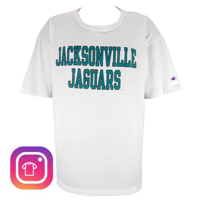 Official Vintage Club Clothing Champion - Jacksonville Jaguars Big Spell-Out Top Shirt 1990S Xx-Large