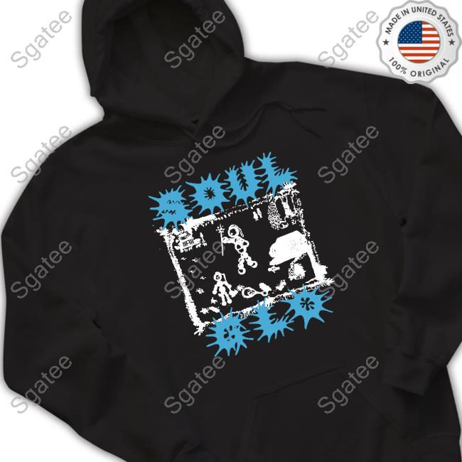 Official Evil Greed Merch Soul Glo Logo Blue Sweatshirt