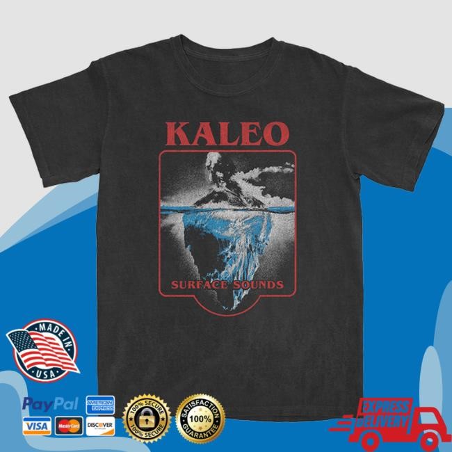 Official Kaleo Merch Shop | Surface Sounds Shirt New | Kaleo Clothing Apparel Officialkaleo