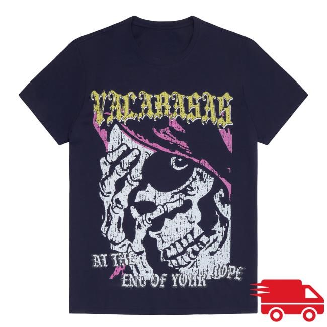 Official Valabasas Shop Merch "Less Stress" Deep Royal Blue T-Shirts