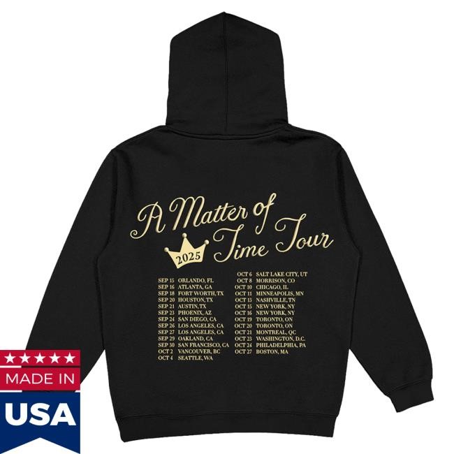 Official Laufey Store A Matter of Time Tour Hoodie