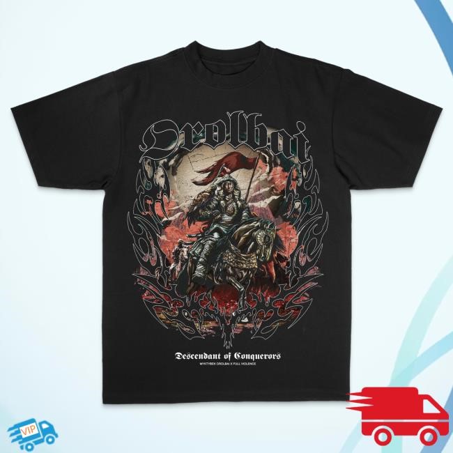 Official Full Violence Clothing Myktybek Orolbai "Classic" Shirts in Black