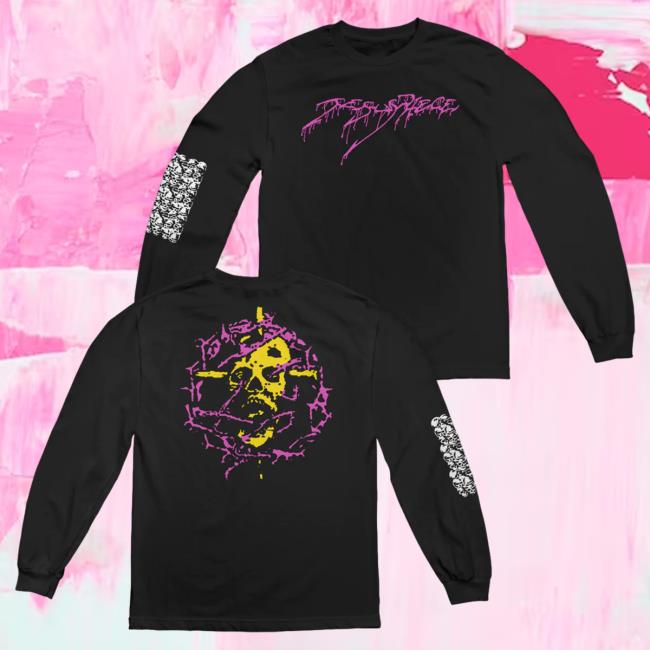 Official Cold Cuts Merch Store Shop Jesus Piece "Skull Thorns" L/S T Shirt JesusPiece Coldcutsmerch Apparel Clothing