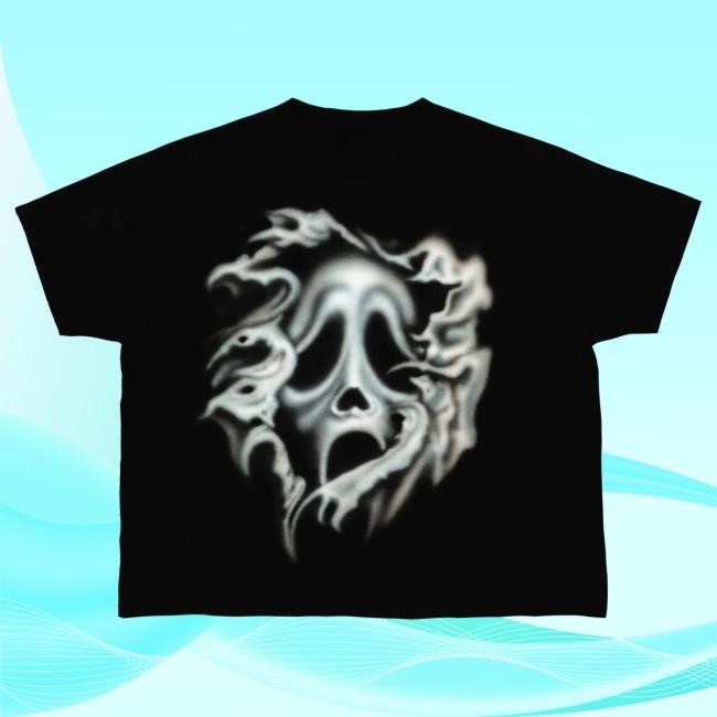 Street Horror Airbrush Ghostface Tee By Don Toliver