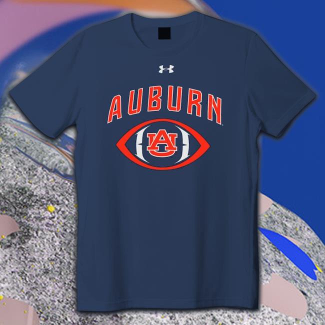 NCAA Shop Under Armour Auburn Tigers Football Icon T-Shirt