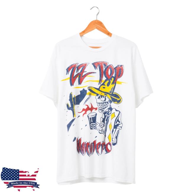 Official Junk Food Apparel Clothing Shop Zz Top Mescalero Flea Market Hot Shirt