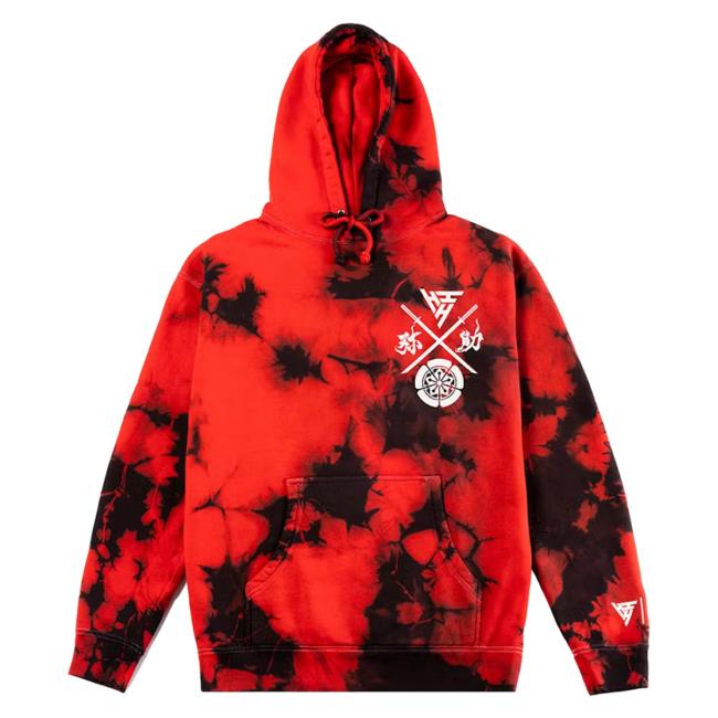 Official Netflix Apparel Clothing Shop Hypland X Yasuke Tie Dye Katana Hood Yasuke Tie-Dye Merch Store