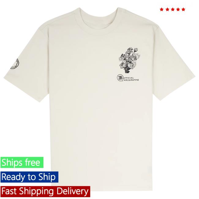 28Clothing Ecru Flower Programme Tee