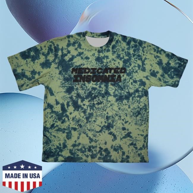 Eaj Official Merch Store Tie Dye - Medicated Insomnia Retro Shirt Eaj Clothing Shop Eaj Apparel