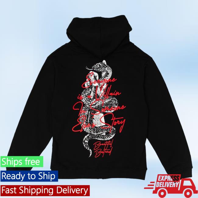 Official Philip Defranco Merch Store Beautiful Bastard Villains - Zip Pull Over Hoodie Beautifulbastard Philipdefranco Shop