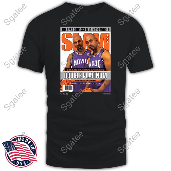 Million Dollaz Worth Of Game Mdwog X Slam Double Platinum Tee Shirt