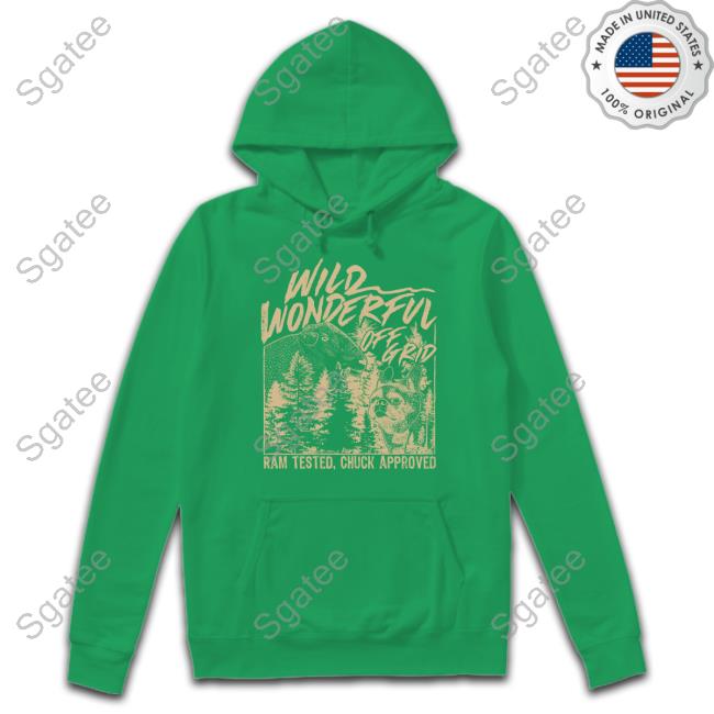 Wild Wonderful Off Grid Merch Wild Wonderful Off Grid Ram Tested Chuck Approved Long Sleeve T Shirt Bunkerbranding