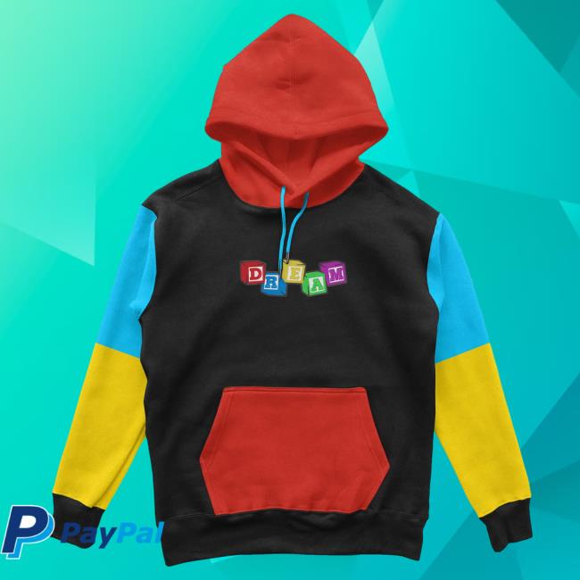 Official Dream Clothing Building Blocks Color Block Hooded Sweatshirt Dreamclothinghq