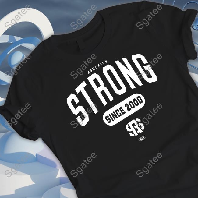 ShopAEW Merch Roderick Strong - Since 2000 Sweatshirt