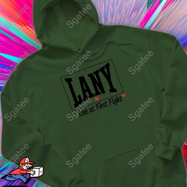 Lany Merch Love At First Fight Hooded Sweatshirt