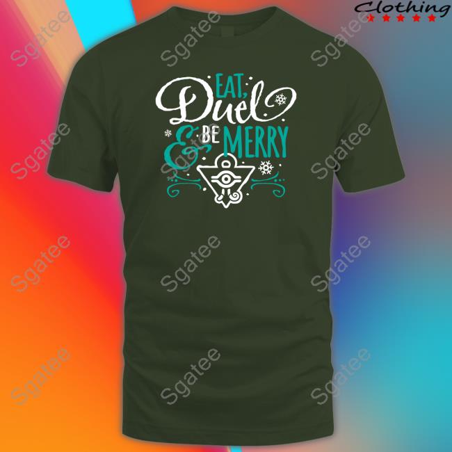 Eat Duel & Be Merry Crewneck Sweatshirt Yugioh Shop