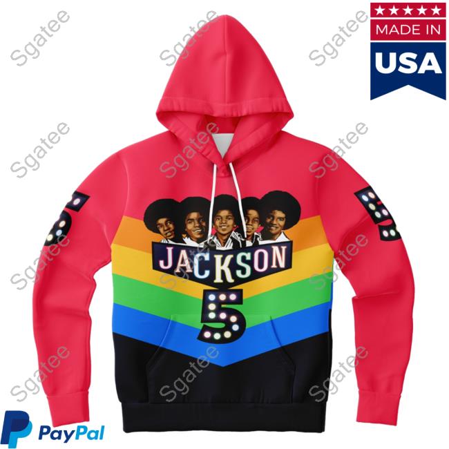 Official Melanin Clothing Store Shop Jackson 5 – Multicolor Pullover Sweatshirt Melaninapparel Merch