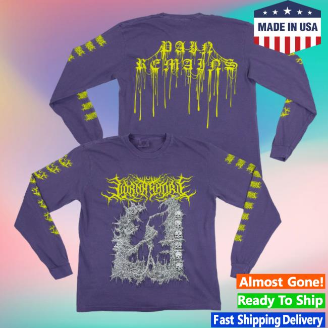 Lorna Shore Purple Headless Long Sleeve Hoodies