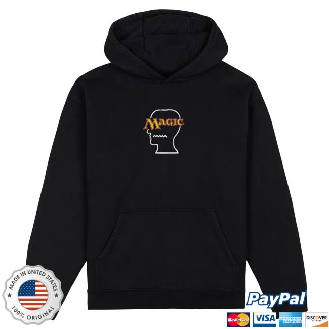 Official Brain Dead Merch Store We Are Brain Dead X Magic: The Gathering Logo Lockup Sweatshirt - Black Brain Dead Apparel Clothing Shop BrainDead