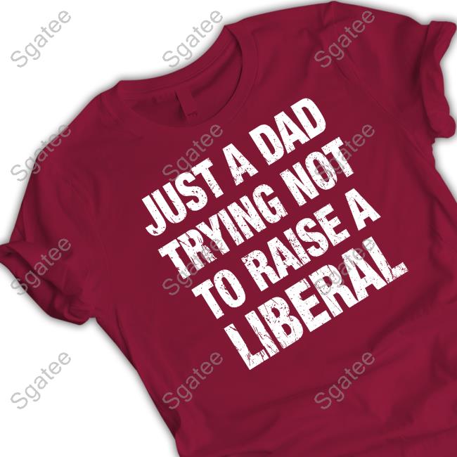 Just A Dad Trying Not To Raise A Liberal T Shirts