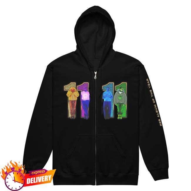 Official Chris Brown Merch Store Chris Brown Best R&B Album (11:11 Deluxe) Unisex Zip Hoodie Chris Brown Best R&B Album (11:11 Deluxe) Unisex Zip Popover Hoodie