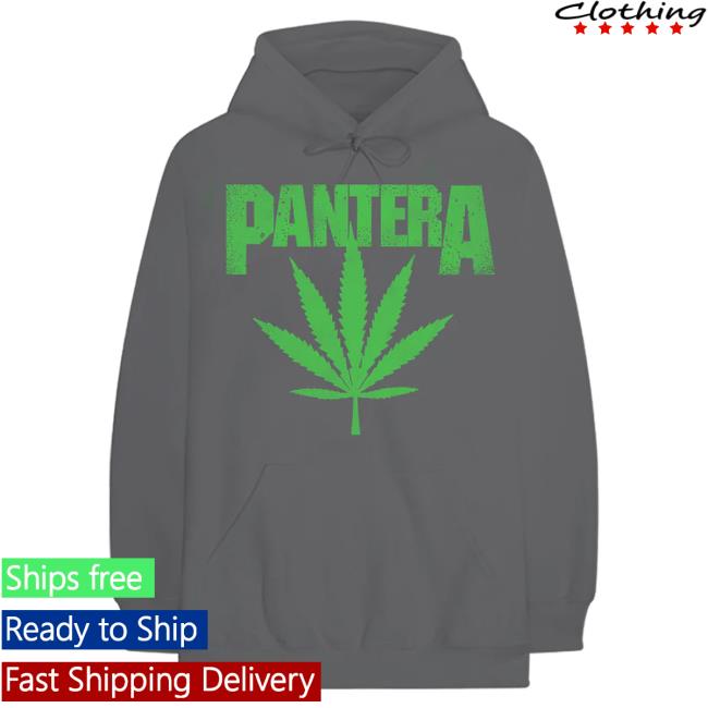 Official Pantera Merch Store Shop Pantera Cannabis Skull Charcoal Top Shirt