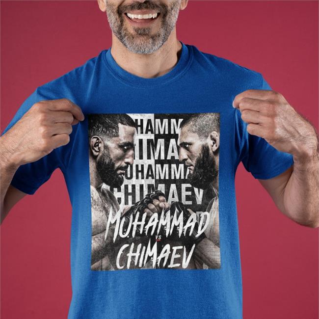 Muhammad Vs Chinaev Tee Shirt Belal Muhammad Khamzat Chimaev