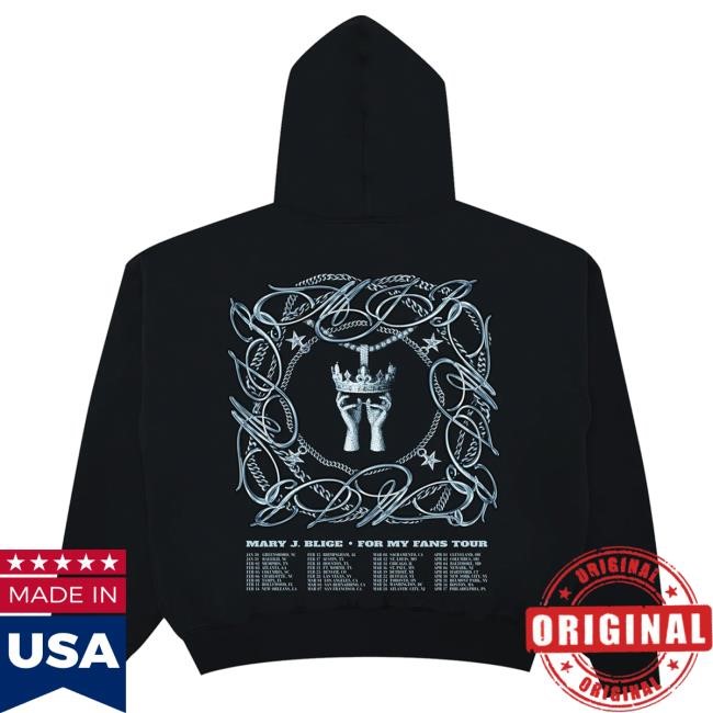 Mary J. Blige "Chain" Black Hoodies Mary J Blige Official
