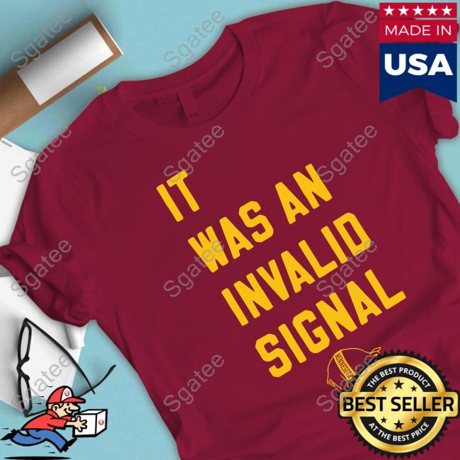 Official Sota Stick Invalid Signal Shirts