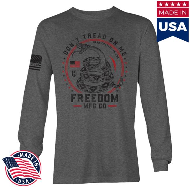 Official Howitzer Clothing Freedom Mfg Co Long Sleeve Shirt 2023 Heather Grey