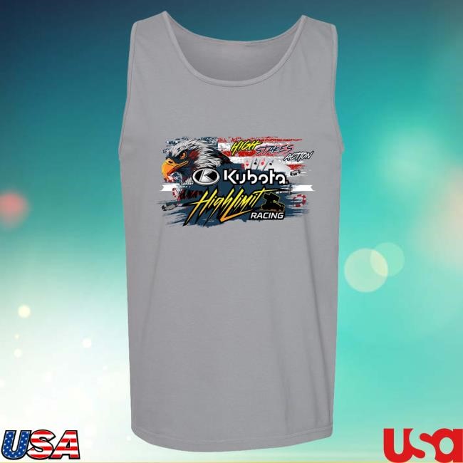 Official High Limit Racing 2025 High Limit Eagle - Women's Ideal Racerback Tank - Royal Blue Hot Shirt