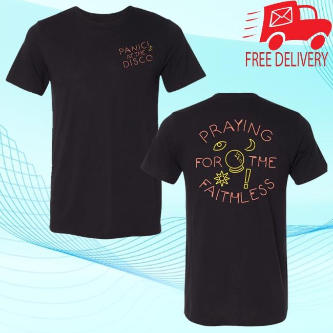 Official Panic! At The Disco Merch Store 2019 Faithless Shirt Panic! At The Disco