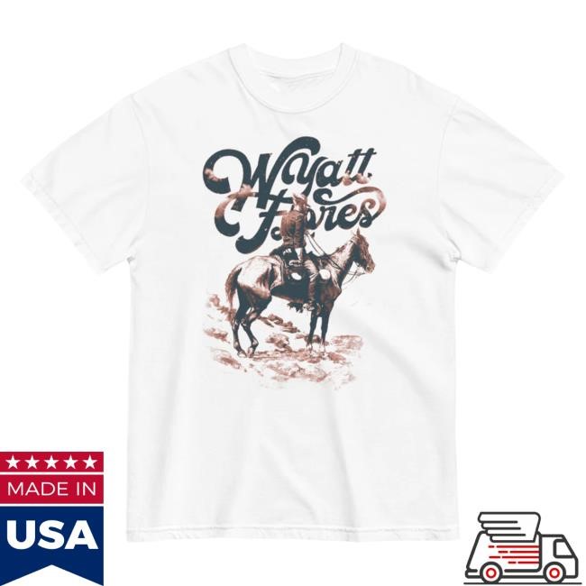 Wyatt Flores White Skeleton Horse New T-Shirt – Wyatt Flores Merch Shop