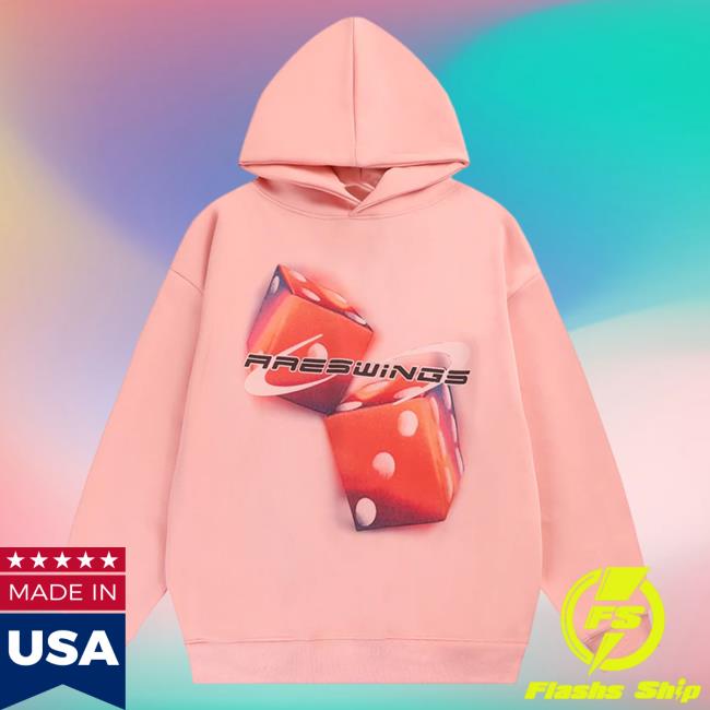 Official Lemandik Street Style Pink Hoody Colorful Dice Print
