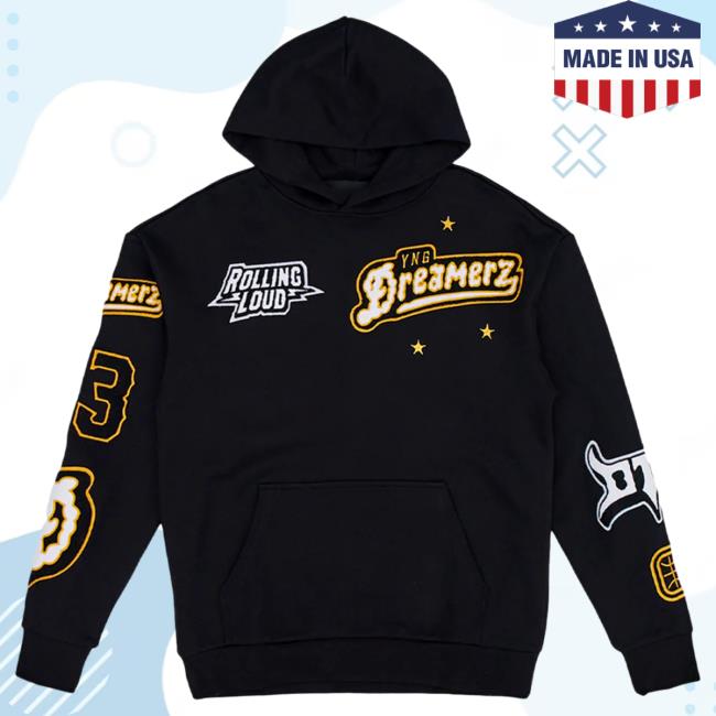 Official Overtime Tv Merch Store Apparel Clothing Shop Over Time Yng Dreamerz X Rolling Loud Hoodie Pull Over Hoodie