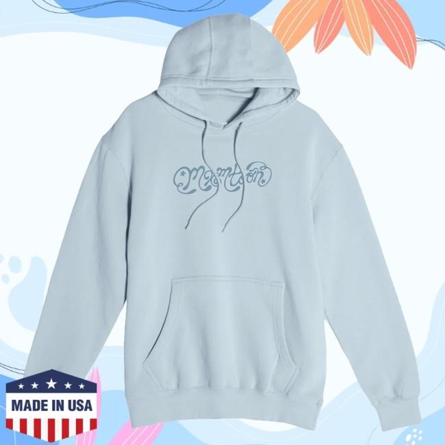 Mxmtoon Merch Baby Blue Logo Crewneck