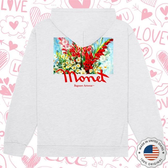 Monet Bagouve Artwear Bouquet Hoodie