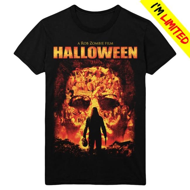 Official Gutter Garbs Rob Zombie Shop Rob Zombie's Halloween: Classic (V2) Hot Shirt