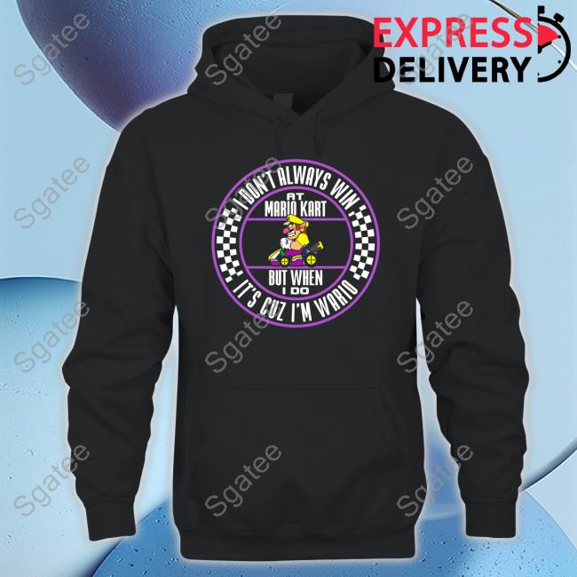 Nintendo Mario Kart Wario When I Win Circle Text Tee