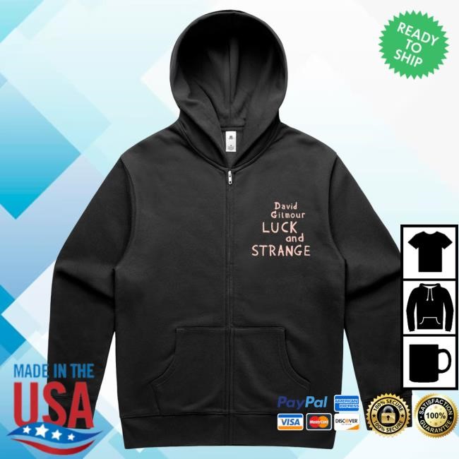 Official David Gilmour Store 2024 Luck And Strange Tour Collection David Gilmour London Event Pullover Sweatshirt