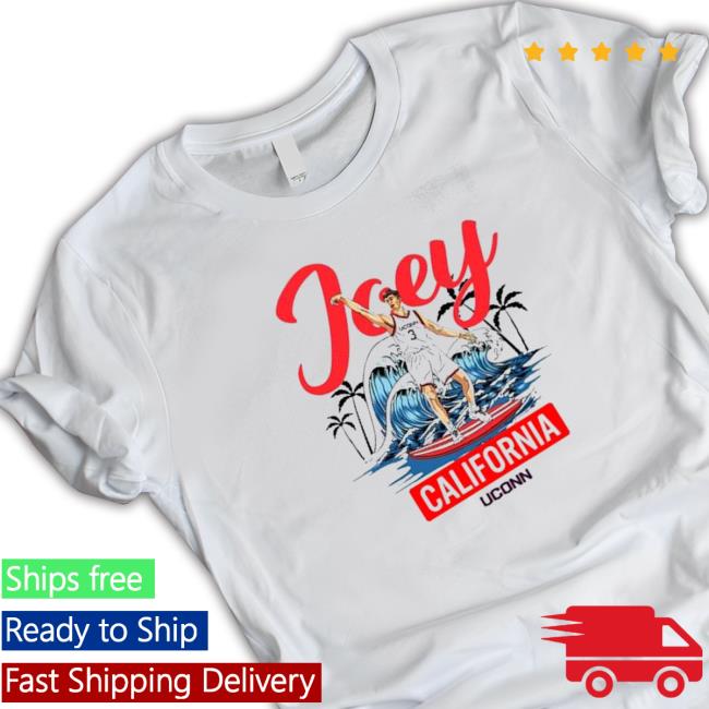 Official Joey California UConn Huskies Tee