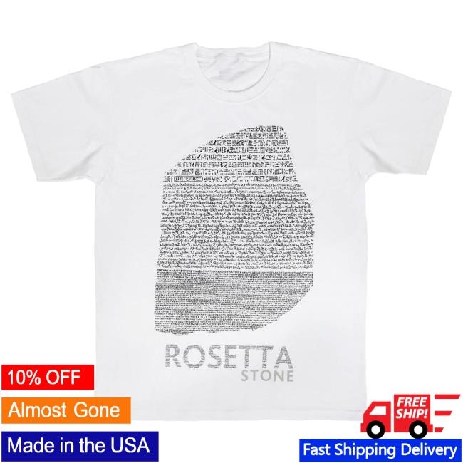 Rosetta Stone White Unisex Tshirt British Museum Store Shop Official Store Shop