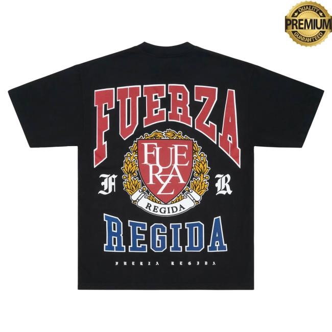Fuerza Regida Uni - Black S/S Tshirt | Fuerza Regida Merch Store Official