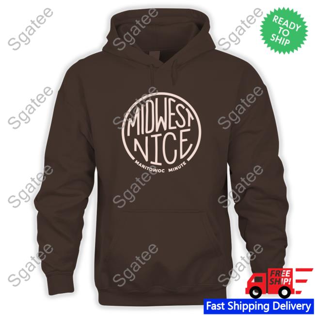 Midwest Nice Shirt Navy Manitowoc Minute Merch